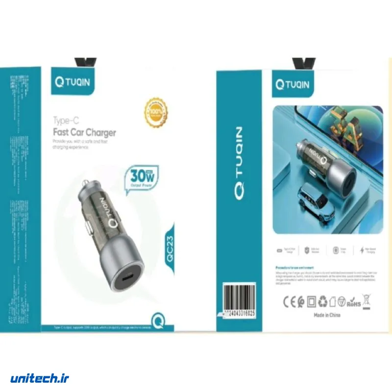 شارژر فندکی 30 وات کیوتوکین مدل QC23، تصویر 2