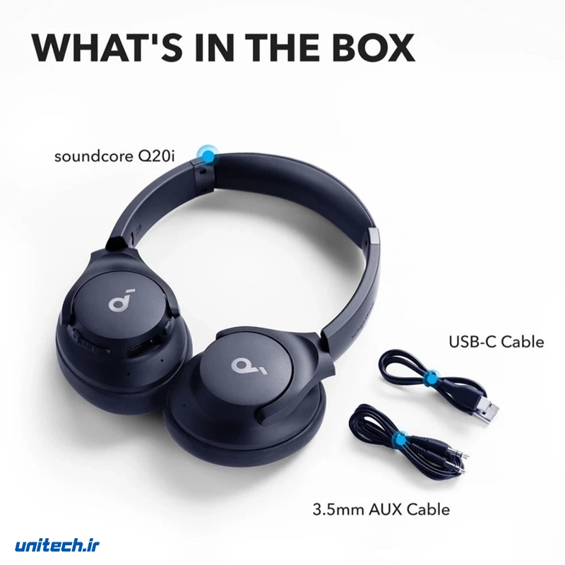 هدست بلوتوثی انکر مدل Soundcore Q20i، تصویر 4