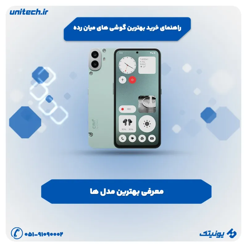 راهنمای خرید گوشی های میان رده