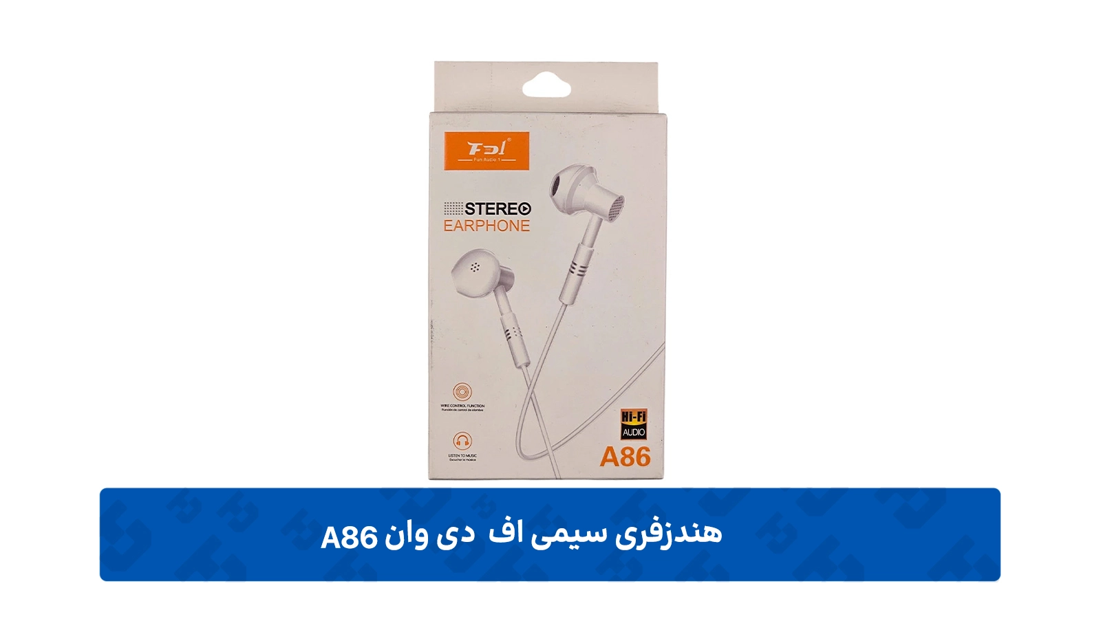 طراحی هندزفری اف دی وان A86