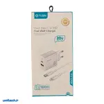 شارژر 20 وات کیوتوکین مدل QE43 به همراه کابل