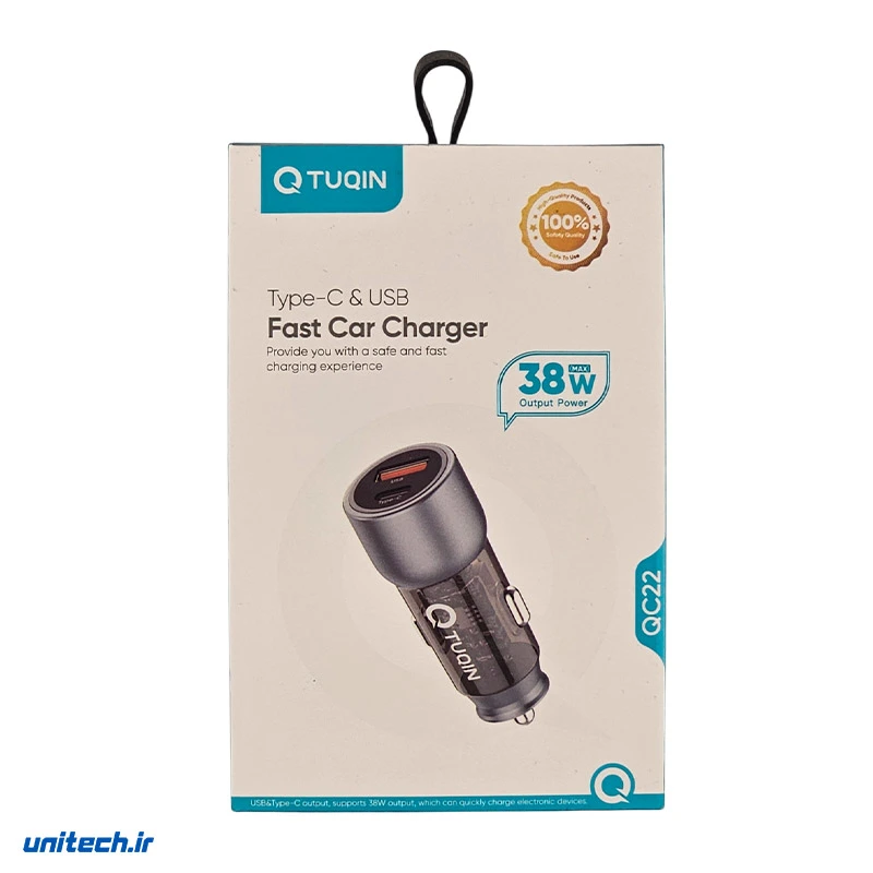 شارژر فندکی 38 وات کیوتوکین مدل QC22، تصویر 3