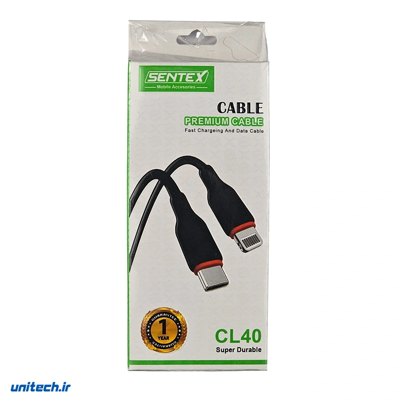 کابل تایپ سی به لایتنینگ سنتکس مدل CL40