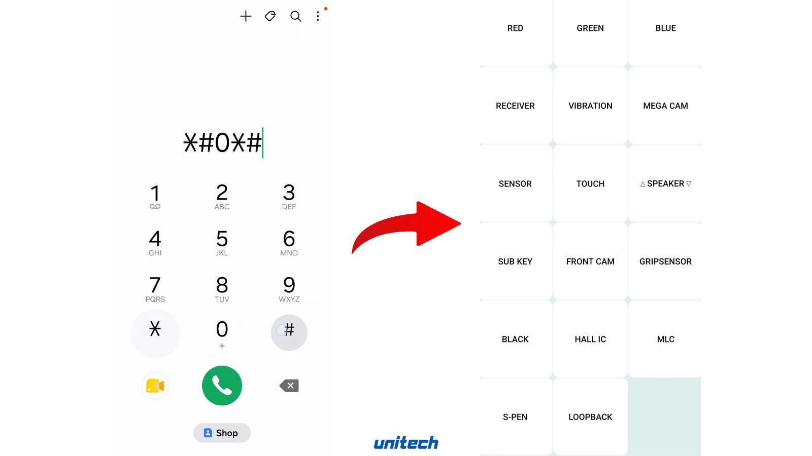 کد دستوری سامسونگ