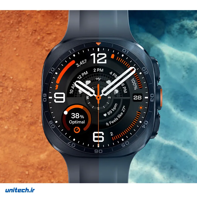ساعت هوشمند 47 میلی متری سامسونگ مدل Galaxy Watch Ultra 2 با بند Marine، تصویر 9