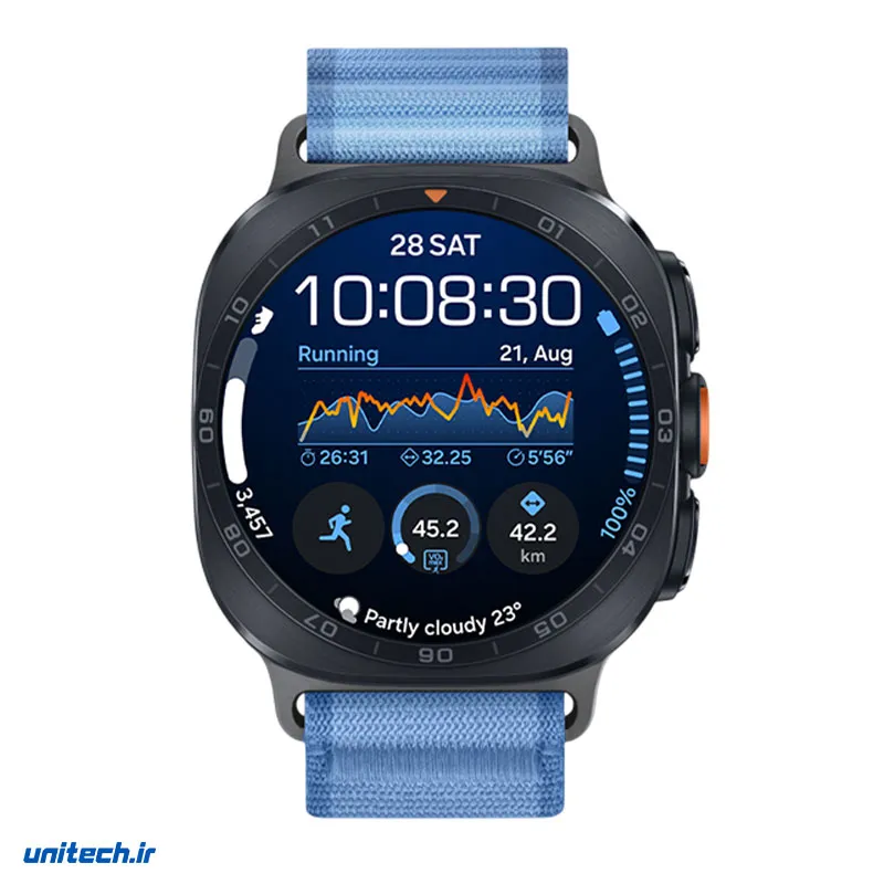 ساعت هوشمند 47 میلی متری سامسونگ مدل Galaxy Watch Ultra 2 با بند Trail، تصویر 5