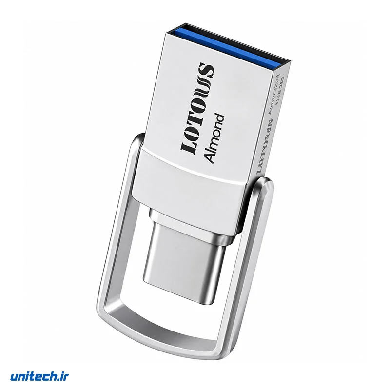 فلش مموری لوتوس مدل َAlmond ظرفیت 32 گیگابایت با رابط Type-c ,OTG ,USB3، تصویر 2