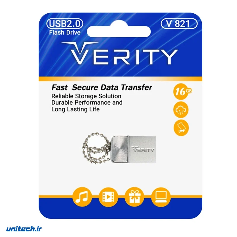 فلش مموری وریتی مدل 821 ظرفیت 16 گیگابایت، تصویر 2