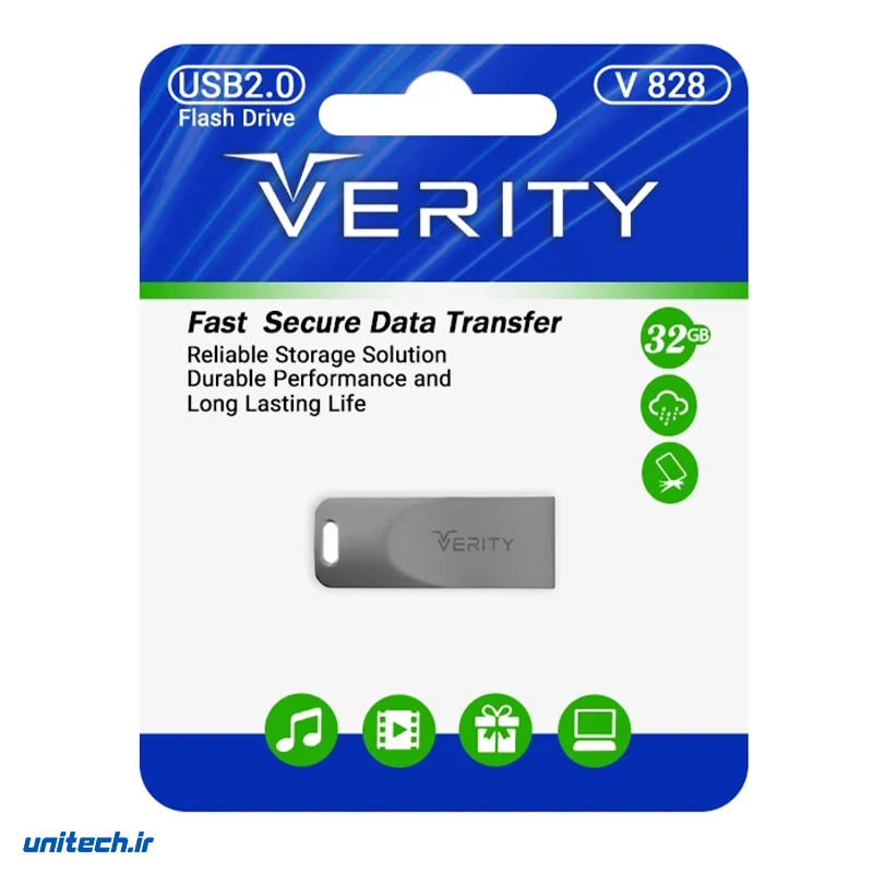 فلش مموری وریتی مدل 828 ظرفیت 32 گیگابایت، تصویر 2