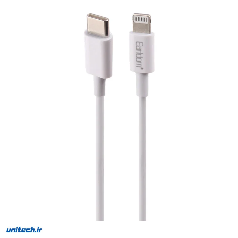کابل تایپ سی به لایتنینگ فست شارژ 20 وات ارلدام EC-166i طول 1 متر