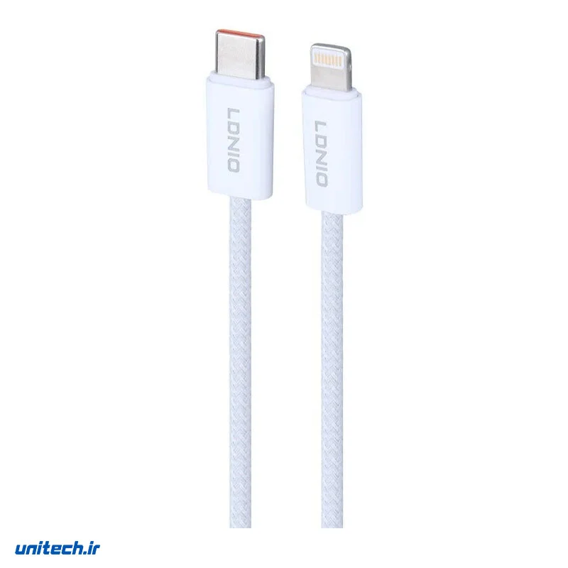 کابل تایپ سی به لایتنینگ فست شارژ 30 وات الدینیو LC902i طول 2 متر