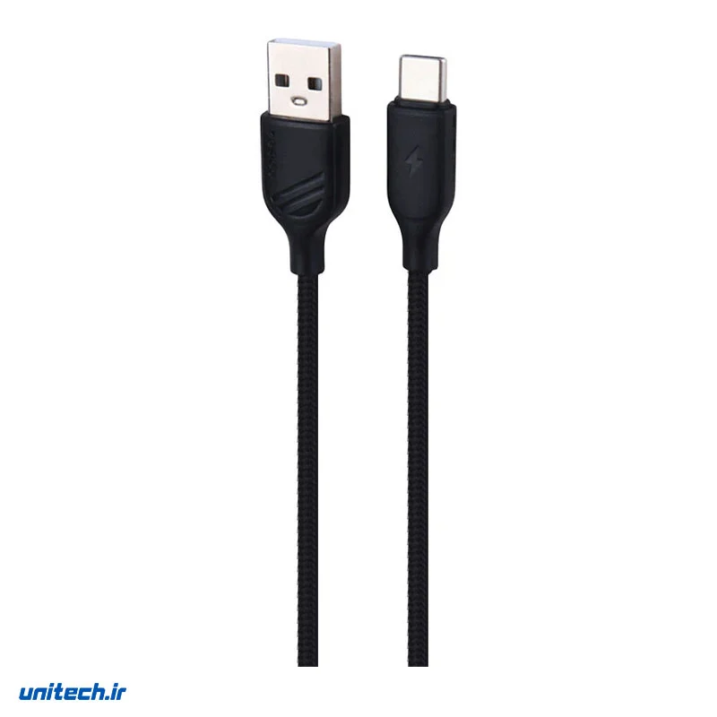 کابل تایپ سی فست شارژ 18 وات یسیدو CA126C طول 1 متر