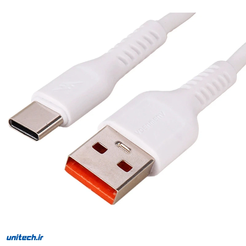 کابل تایپ سی فست شارژ 2.4 آمپر دنمن D42T طول 1 متر، تصویر 2