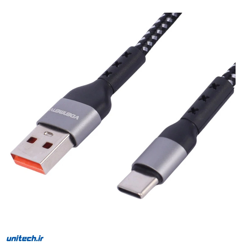 کابل تایپ سی فست شارژ 3 آمپر دنمن D68T طول 1 متر، تصویر 2