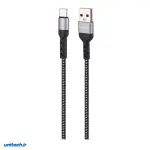 کابل تایپ سی فست شارژ 3 آمپر دنمن D68T طول 1 متر