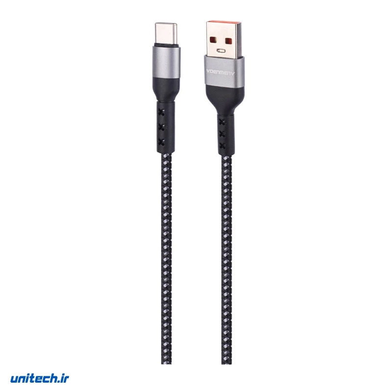 کابل تایپ سی فست شارژ 3 آمپر دنمن D68T طول 1 متر