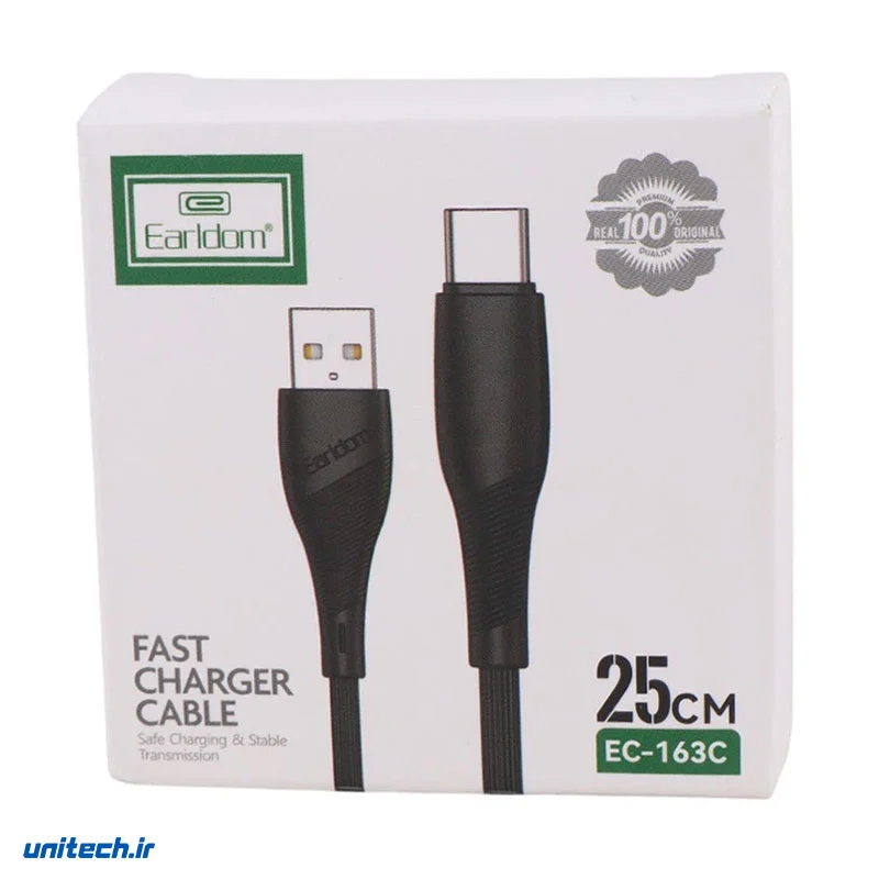 کابل کوتاه تایپ سی ارلدام مدل EC163، تصویر 2