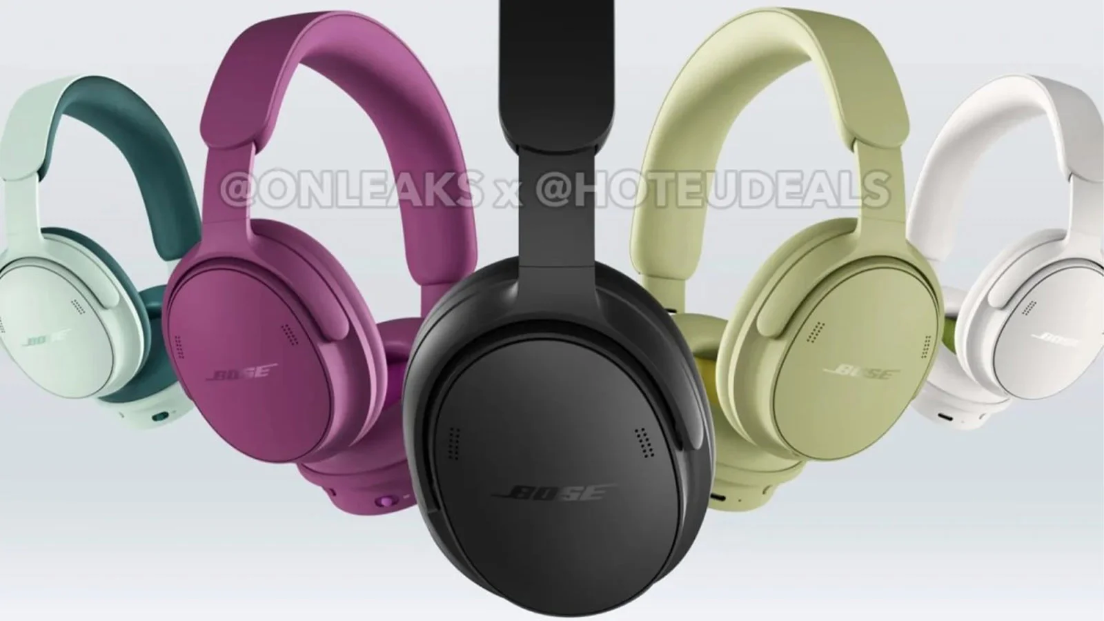 رندرهای نسل دوم هدفون Bose QuietComfort با طراحی تازه و رنگ های جدید فاش شد