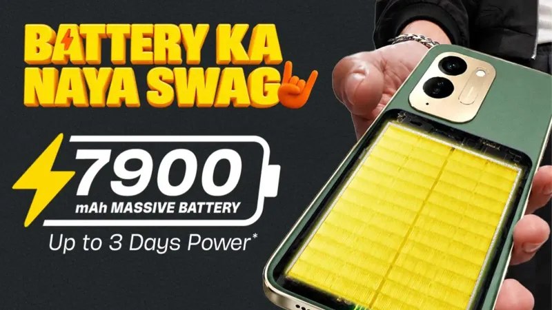 ظرفیت باتری Poco M8x 5G