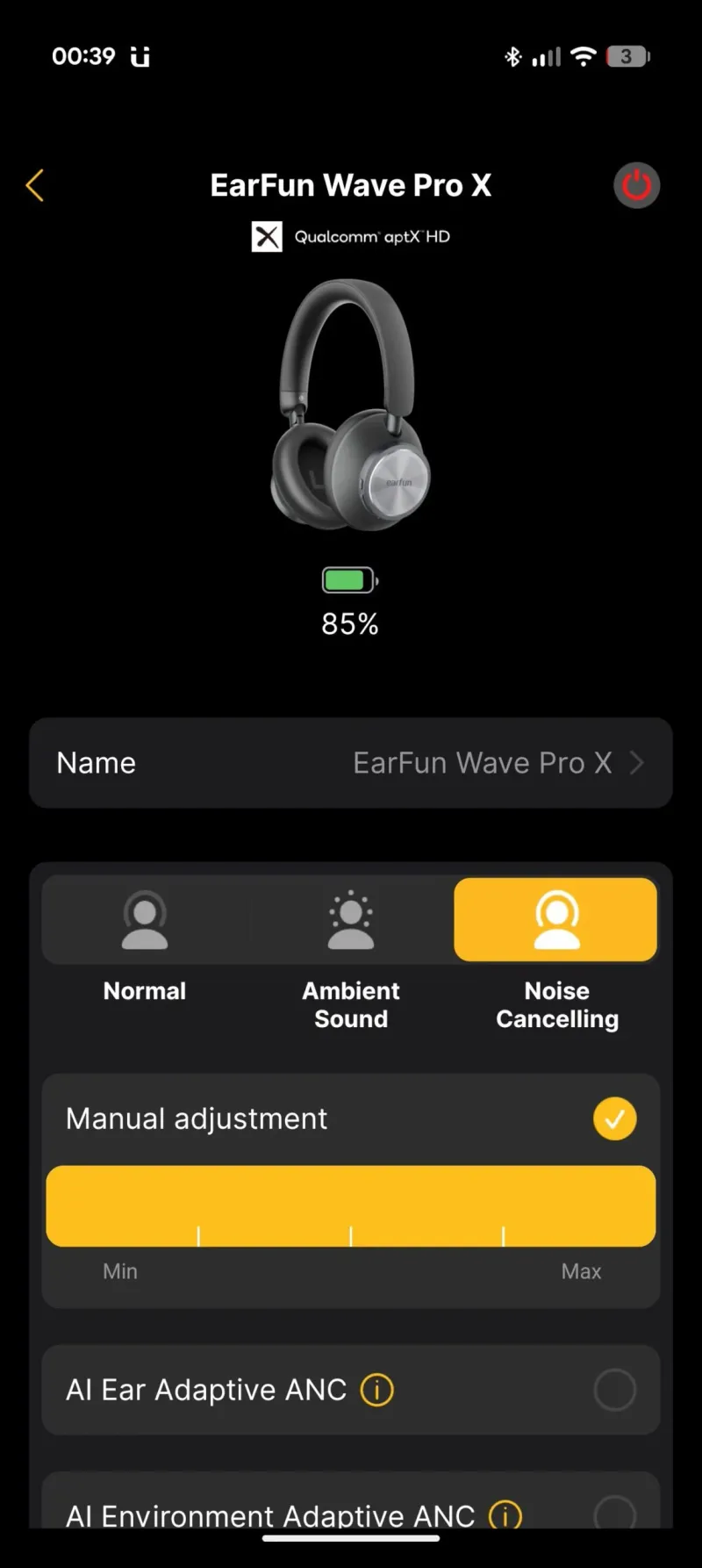 EarFun Audio app