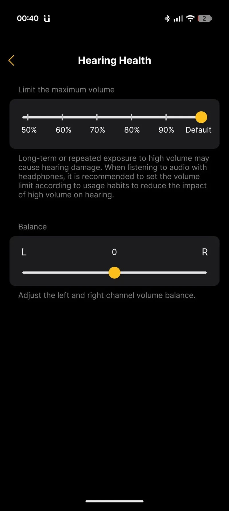 EarFun Audio app