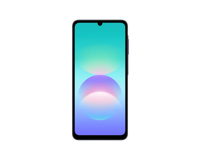 Samsung Galaxy A08 in dark blue
