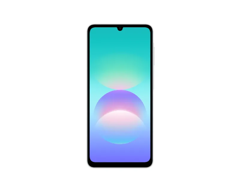 Samsung Galaxy A08 in silver