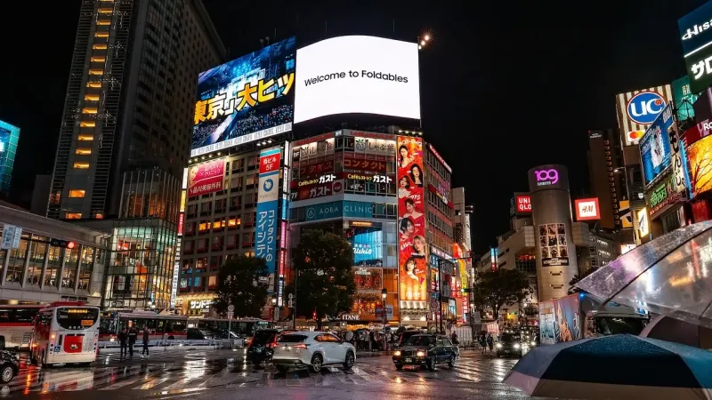Samsung Welcome to Foldables campaign