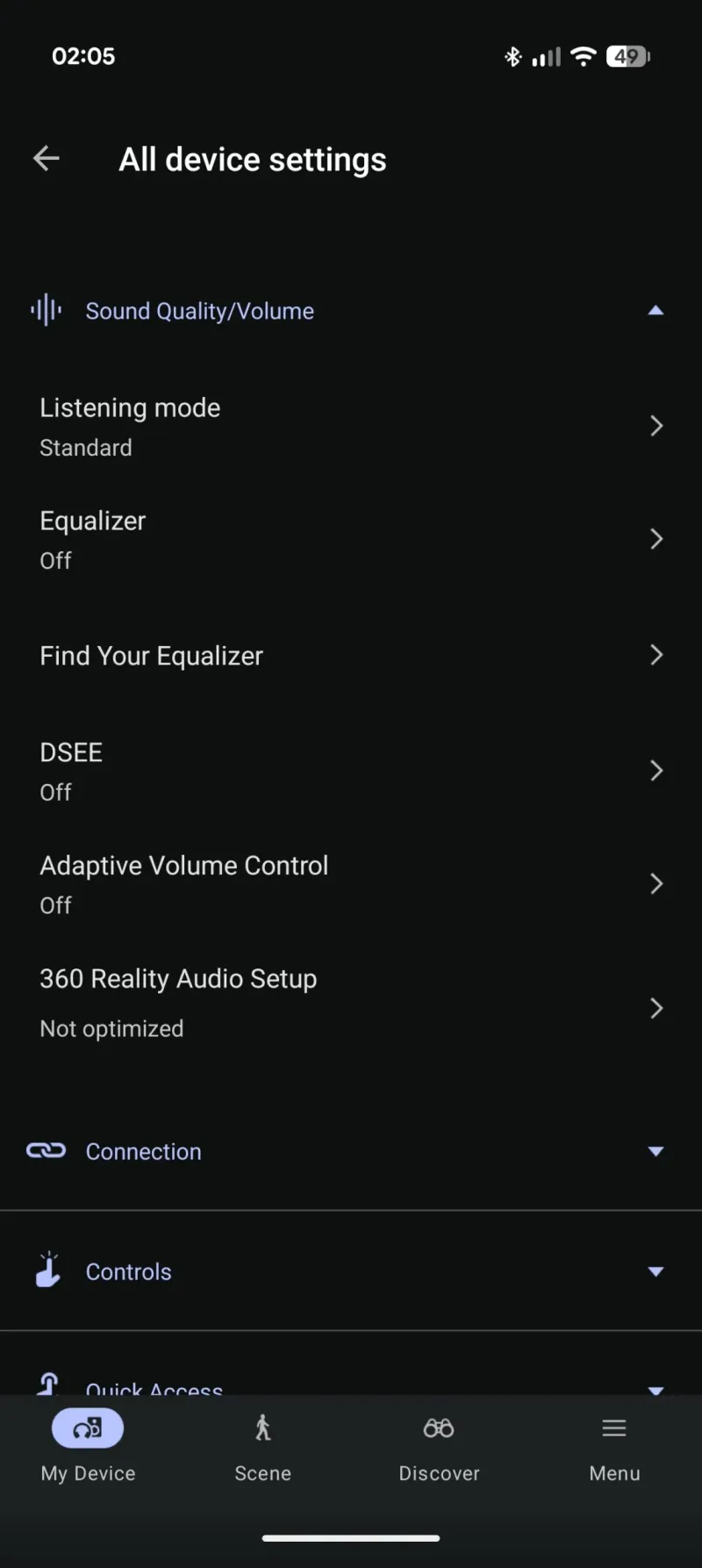 Sony Sound Connect app