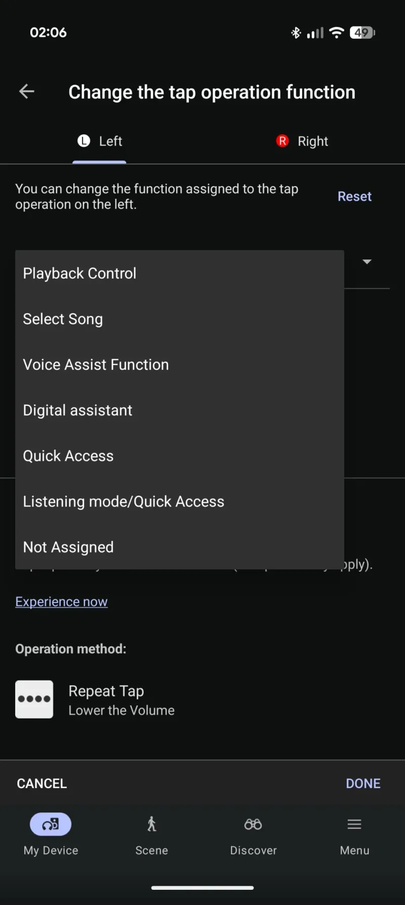 Sony Sound Connect app