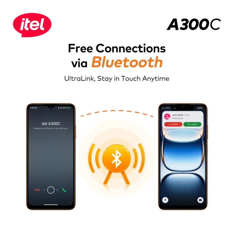 The itel A300C has a 6,000mAh battery with 18W charging