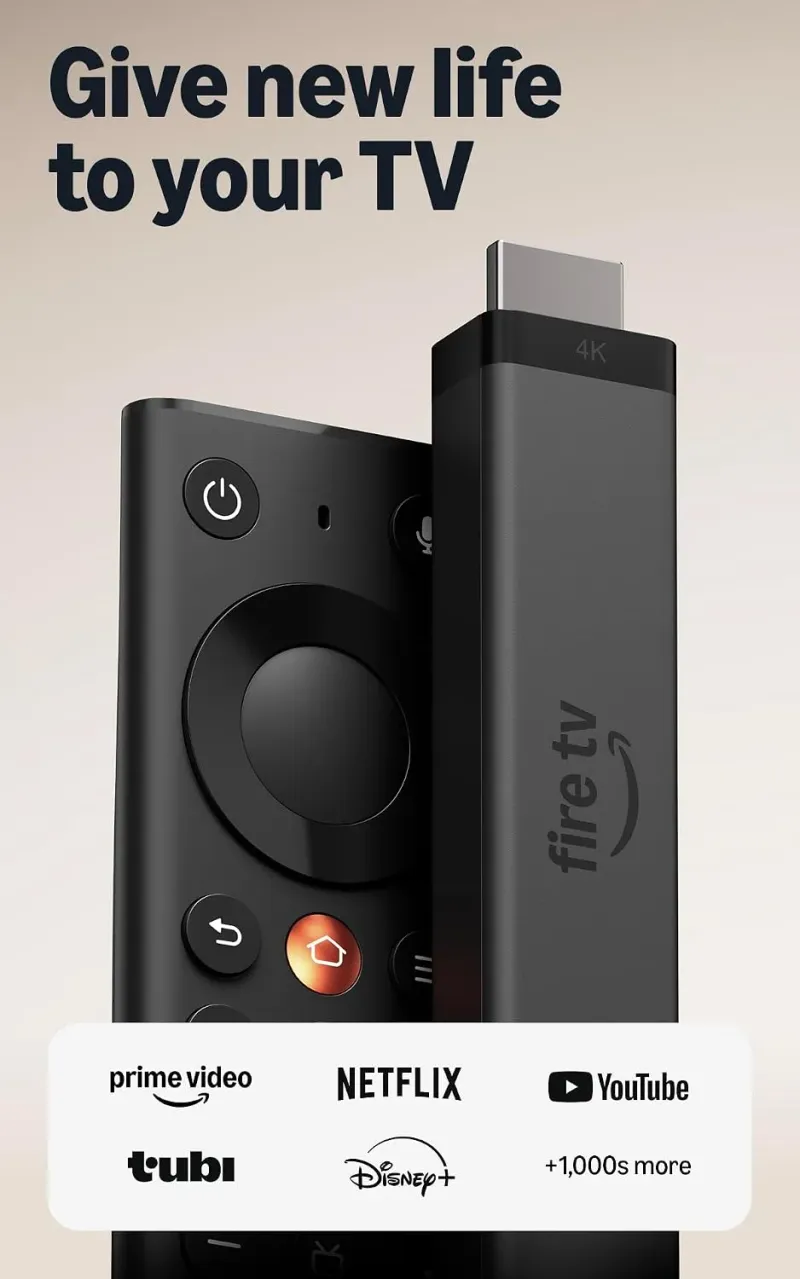 The new Fire TV Stick 4K comes with the new remote and runs Vega OS