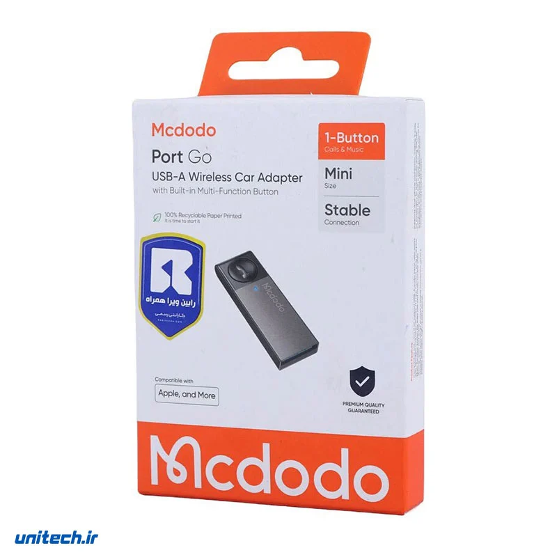 دانگل بلوتوث خودرو مک دودو مدل OT-825، تصویر 2