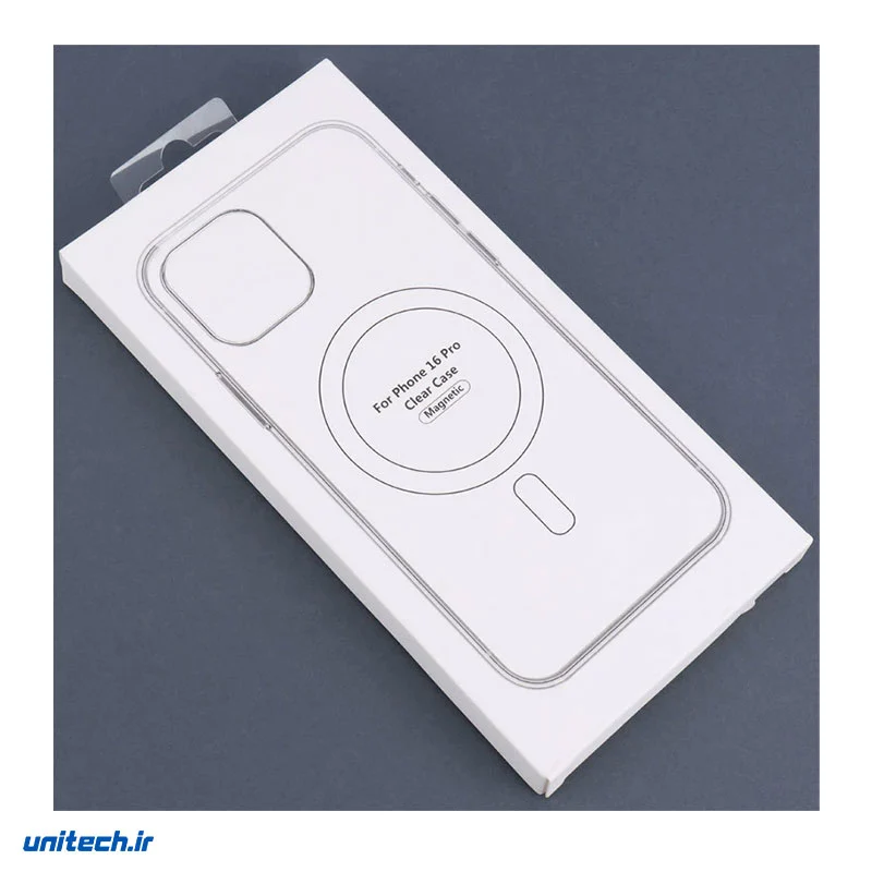 قاب ضد ضربه مگ سیف Clear Case Magnetic آیفون iPhone 16 Pro، تصویر 4