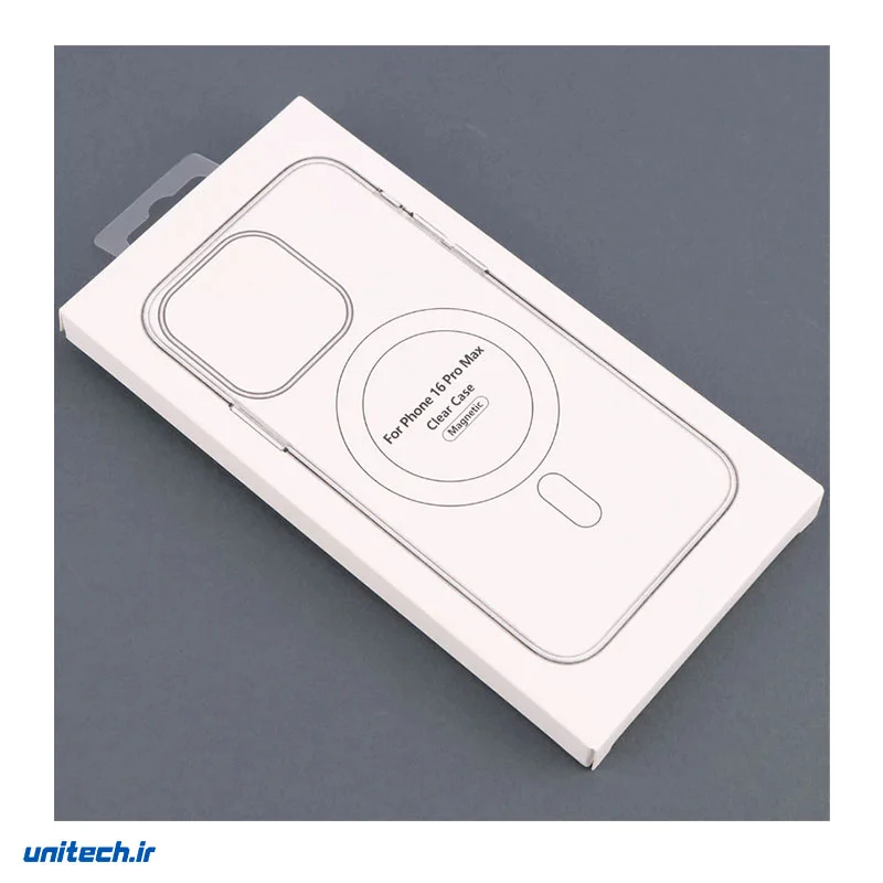 قاب ضد ضربه مگ سیف Clear Case Magnetic آیفون iPhone 16 Pro Max، تصویر 4