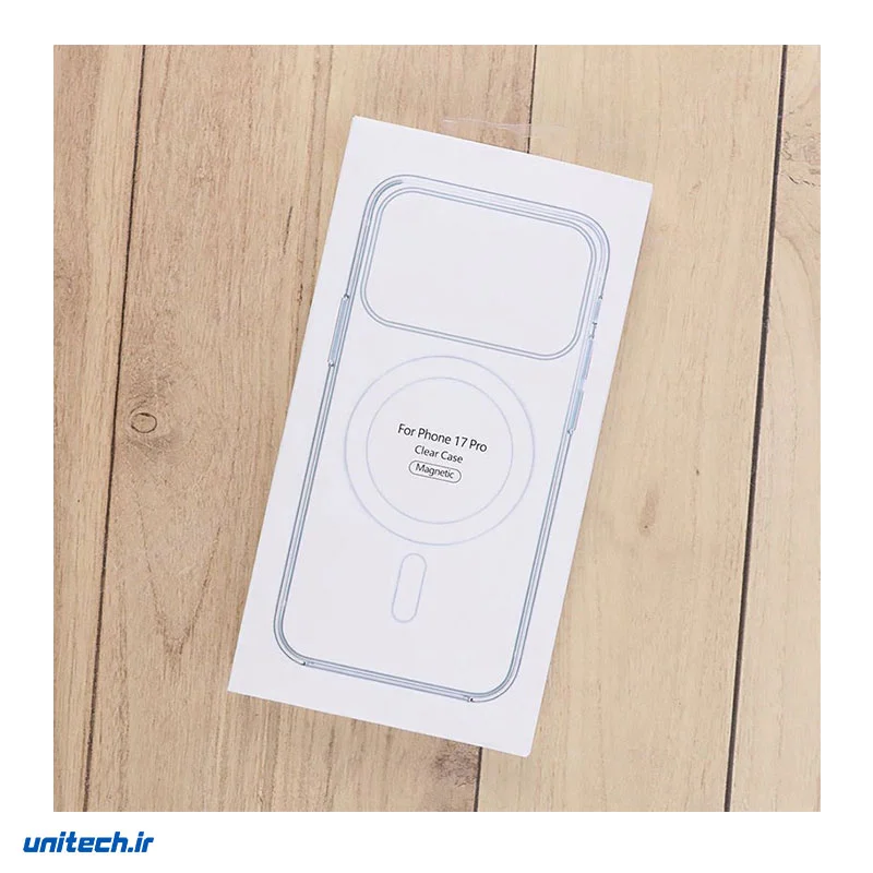 قاب ضد ضربه مگ سیف Clear Case Magnetic آیفون iPhone 17 Pro، تصویر 4