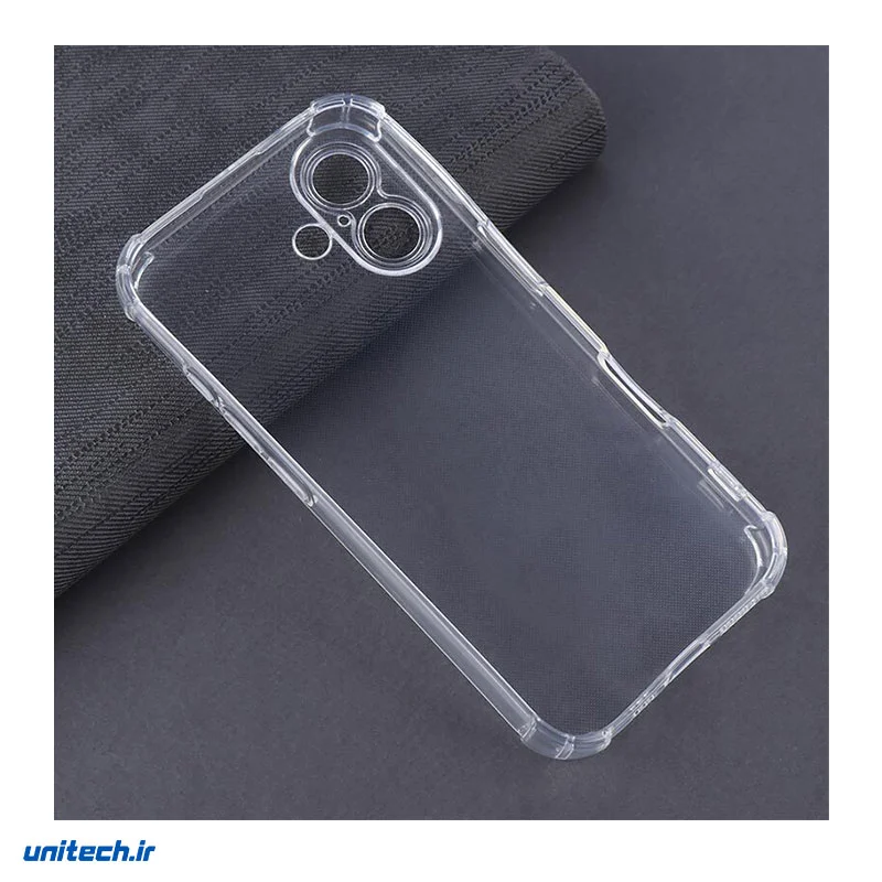 قاب ژله ای ضربه گیر بی رنگ آیفون iPhone 16 محافظ لنزدار، تصویر 2