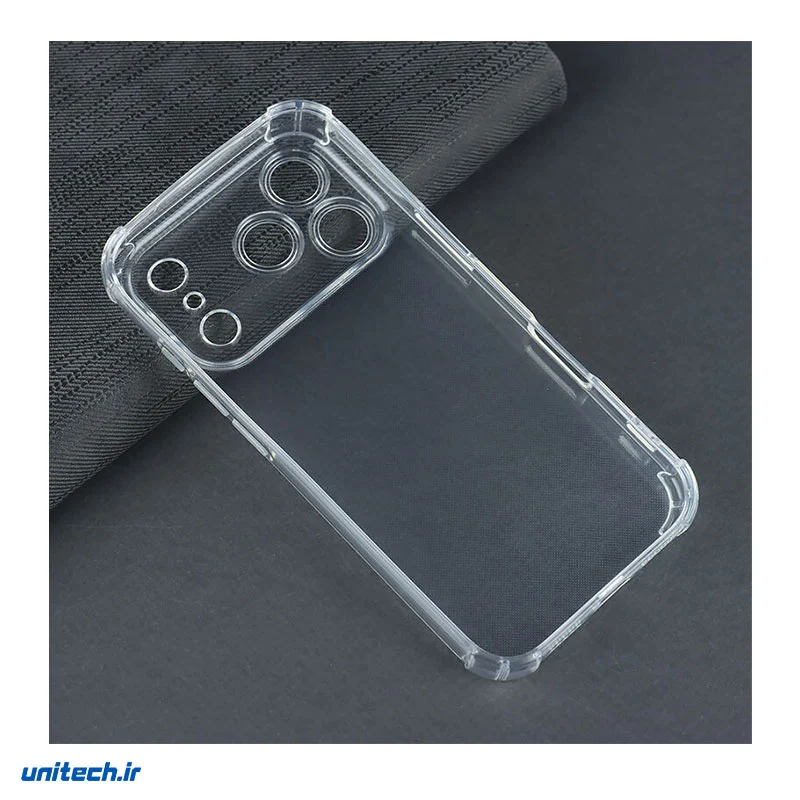 قاب ژله ای ضربه گیر بی رنگ آیفون iPhone 17 Pro محافظ لنزدار، تصویر 2