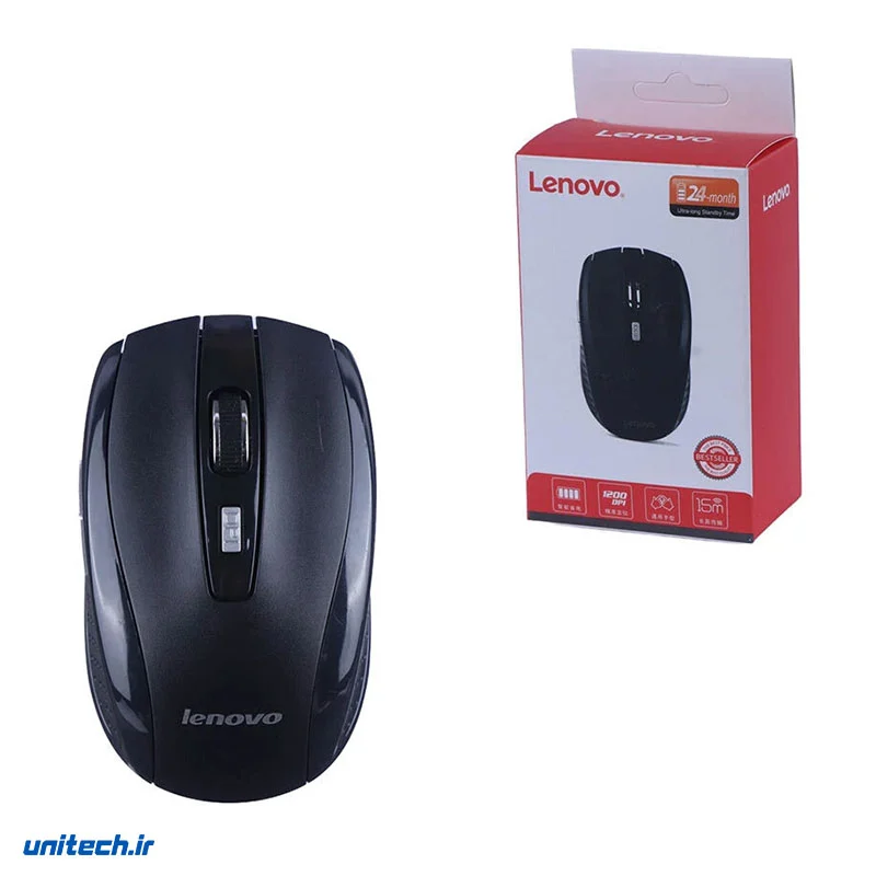 موس بی سیم لنوو مدل 1200DPI، تصویر 6