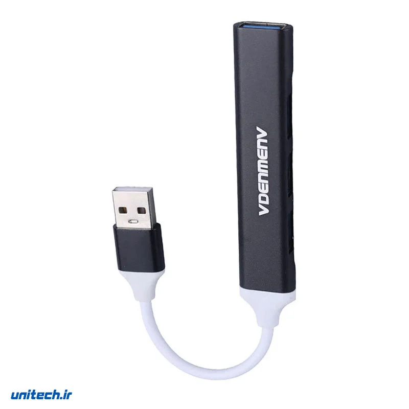 هاب 4 پورت USB 3.0 دنمن مدل DU17A