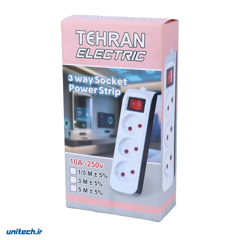 چند راهی 3 خانه تهران الکتریک با کابل 1.5 متری، تصویر 3