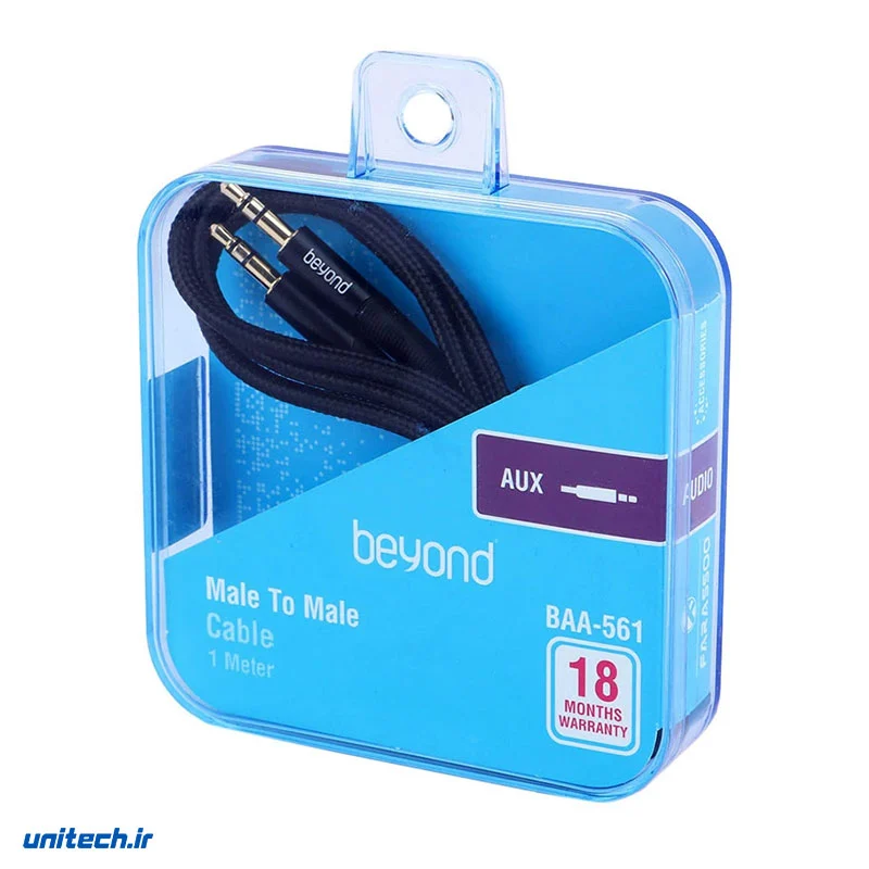 کابل AUX بیاند BAA-561 طول 1 متر، تصویر 3