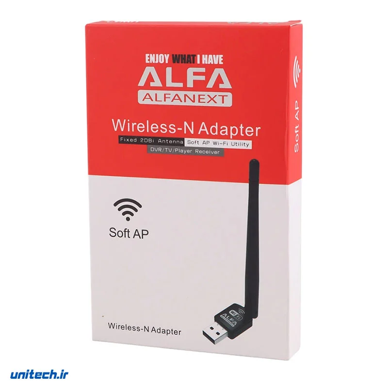 کارت شبکه بی سیم آنتن دار Alfa UW10 150Mbps، تصویر 2